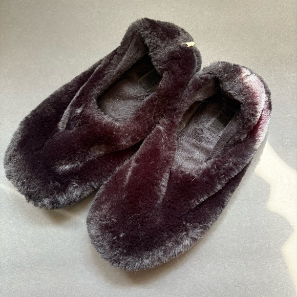 Pantuss Plush Black‎ Women's Slipper Ballerinas Aromatherapy No Insoles Size 7 - Picture 1 of 5